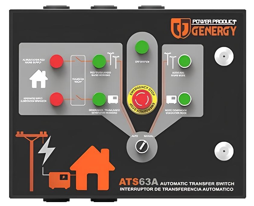 Автоматичне введення резерву для генератора Genergy GDS70T 100А в інтернет-магазині, головне фото