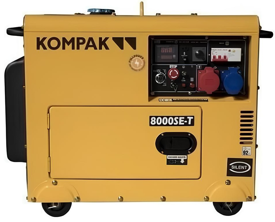 Генератор с аккумулятором Kompak K8000SE-T 6.4/6 кВт