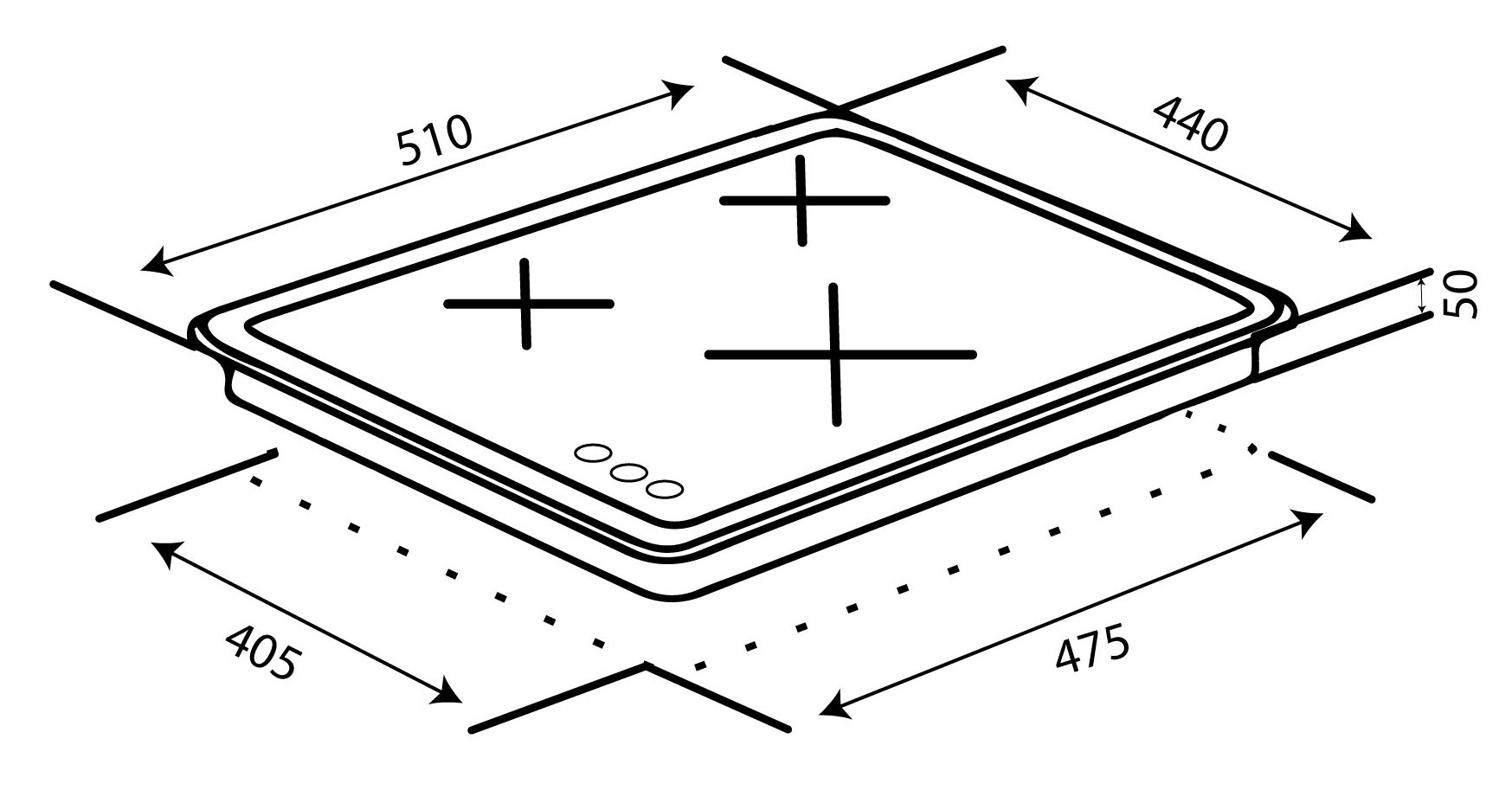 Ventolux HG430-L3 CEST (X) Габаритные размеры