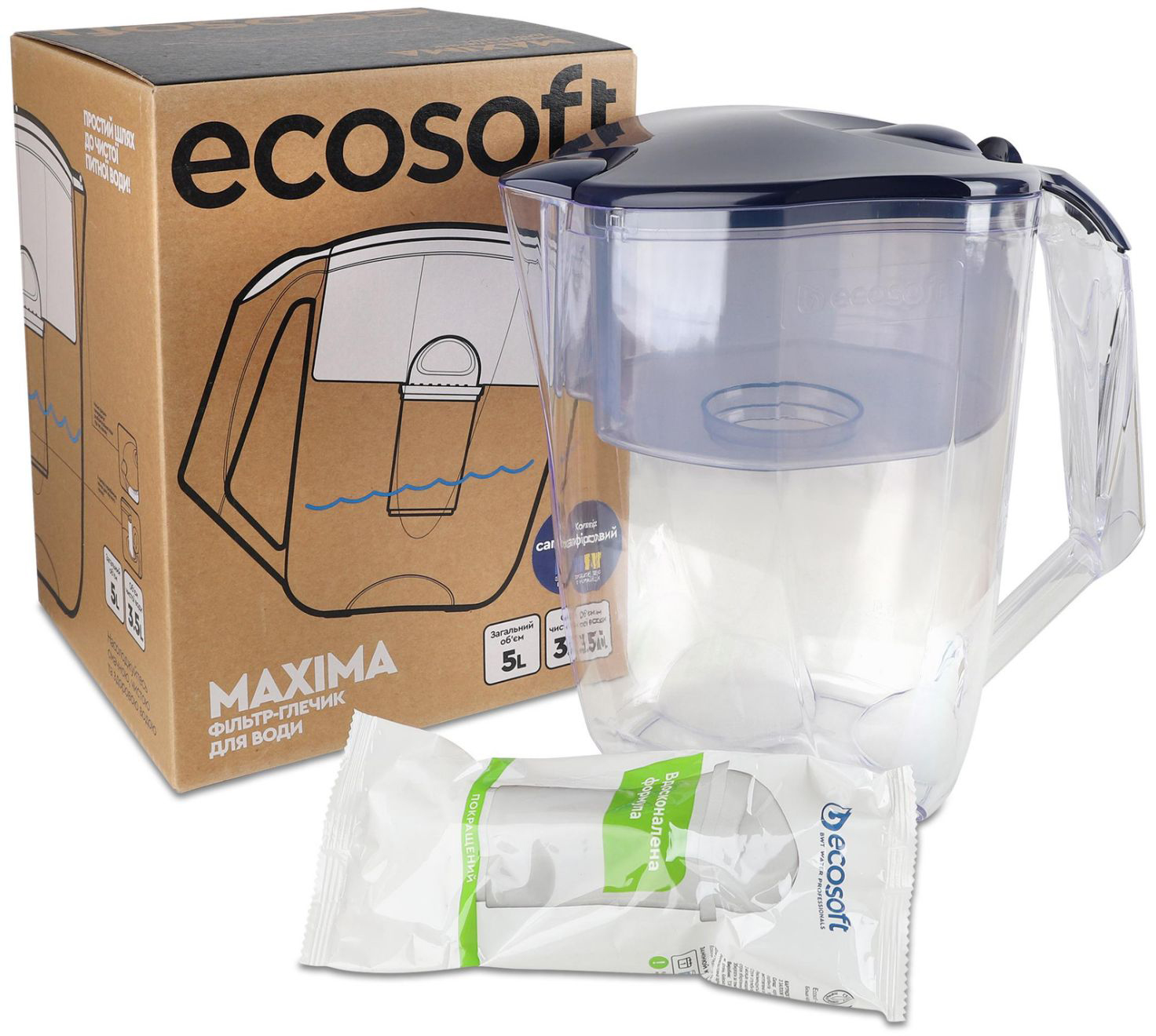 в продаже Фильтр для воды Ecosoft Maxima сапфировый 5.0/3.5L MVMAXIMADBECO - фото 3