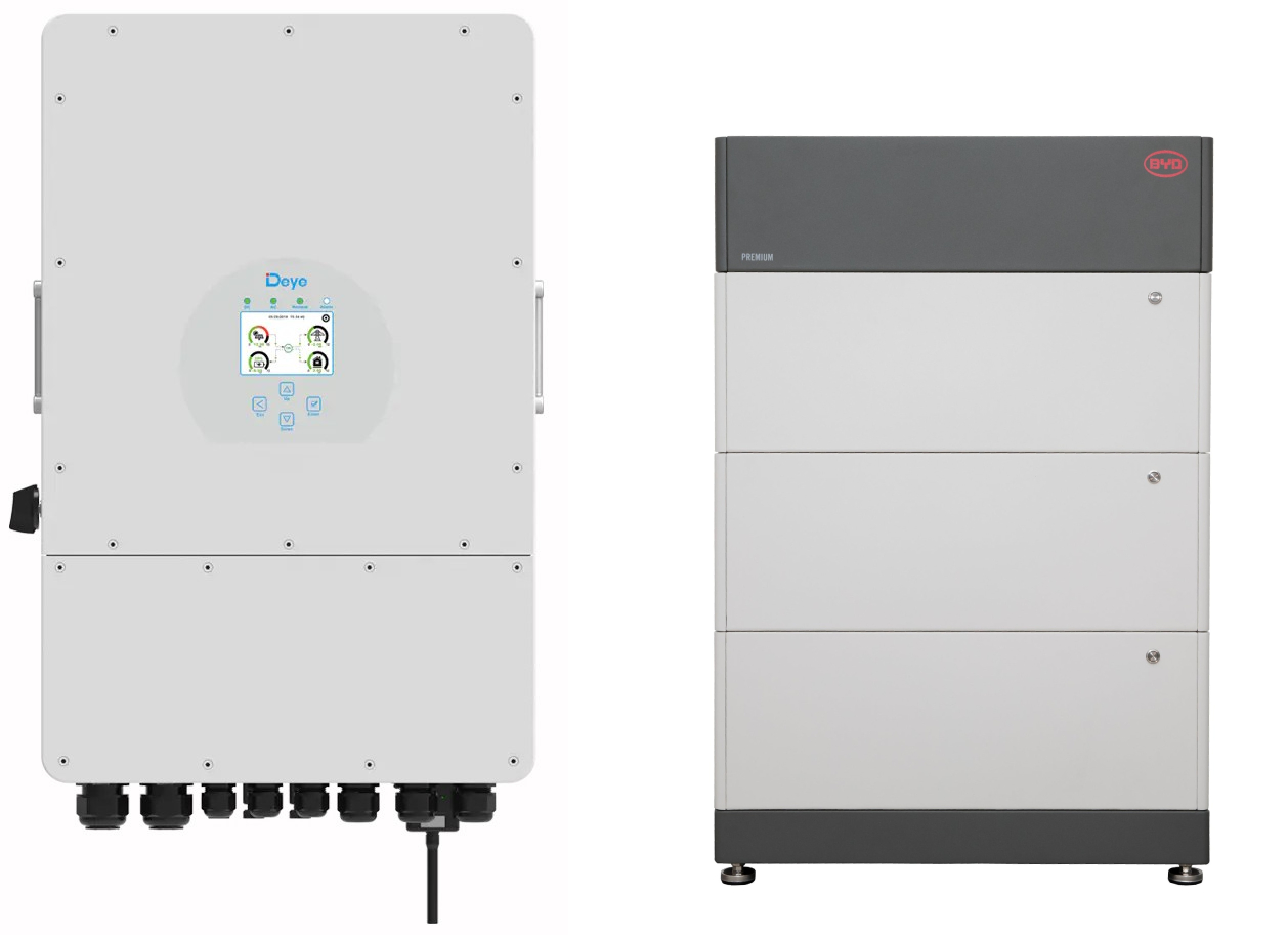 Deye Sun-12k-SG04LP3-EU+BYD Battery-Box Premium LVS 12.0