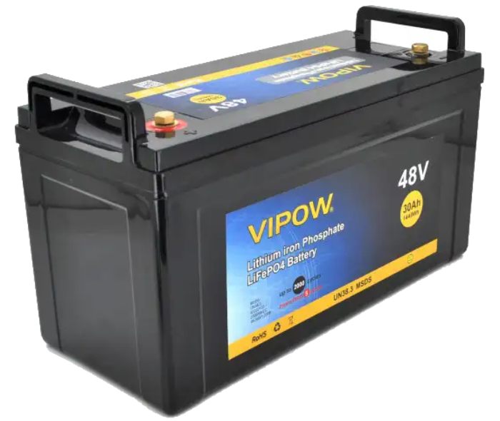 Відгуки акумулятор Vipow LiFePO4 51,2V 30Ah (LiFePO4512-30/40)