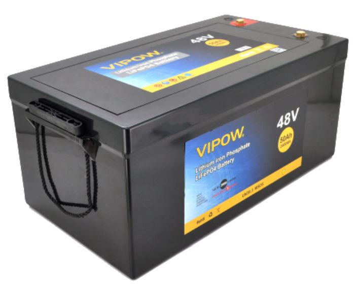 Інструкція акумулятор Vipow LiFePO4 51,2V 50Ah (LiFePO4512-50/40)