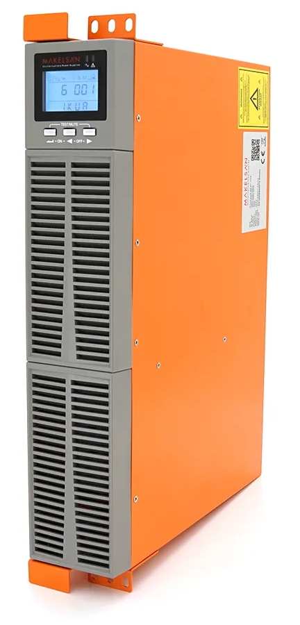 Источник бесперебойного питания Makelsan PowerPack Se-RT-2kVA-LCD, 2000VA (1800Вт), 48В