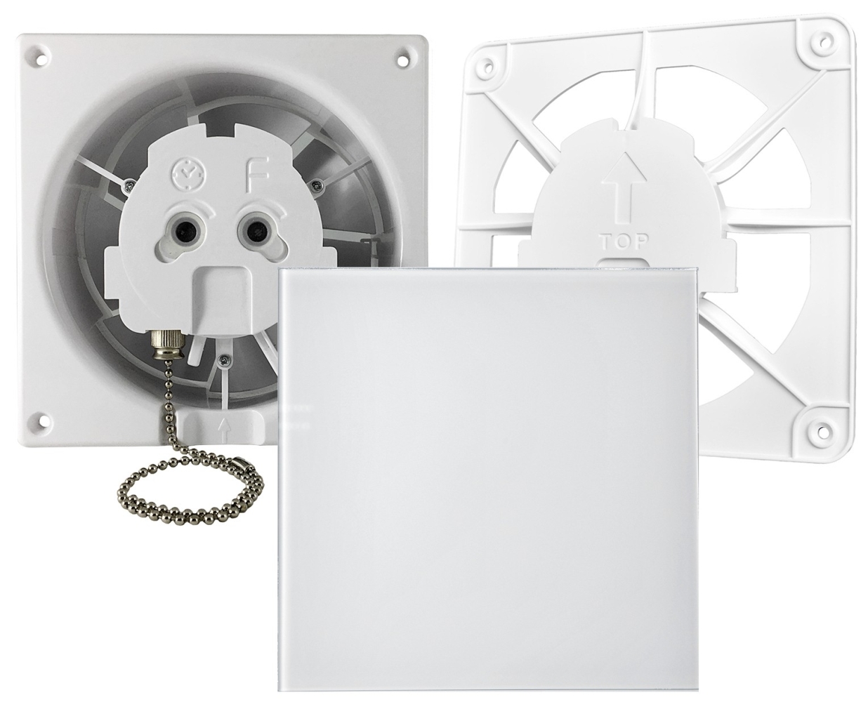 AirRoxy dRim 100 PS BB (01-061) + dRim Plexi білий матовий (01-161)