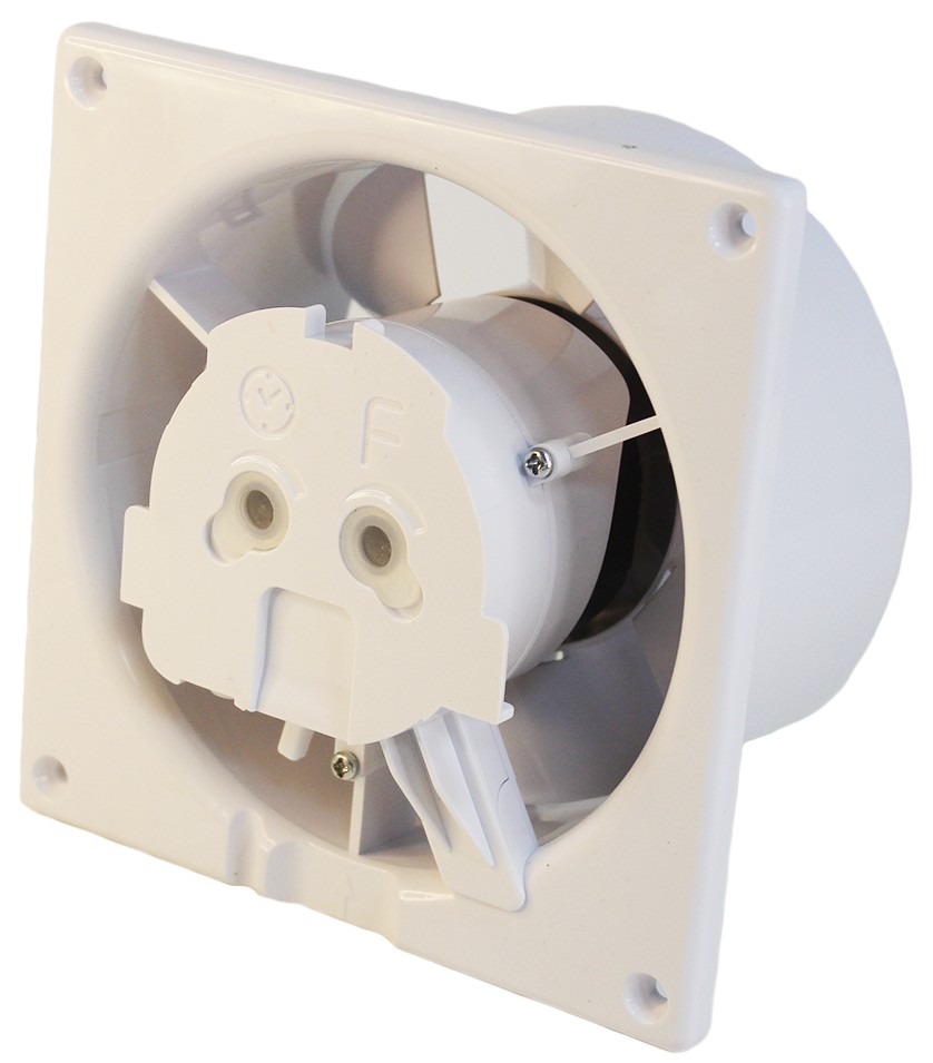 Витяжний вентилятор AirRoxy dRim 100 TS BB (01-062) + 100/125 Grill (02-300) + dRim Plexi блакитний (01-166) ціна 2562 грн - фотографія 2