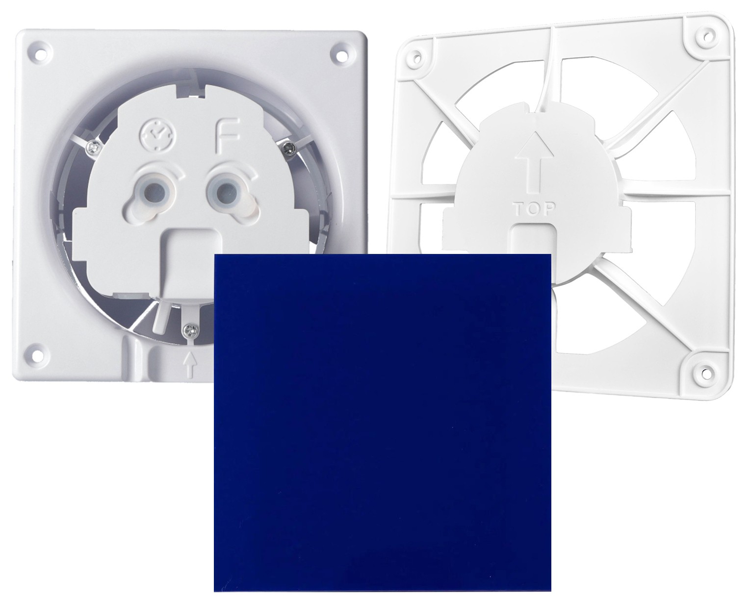 AirRoxy dRim 100 TS BB (01-062) + 100/125 Grill (02-300) + dRim Plexi блакитний (01-166)