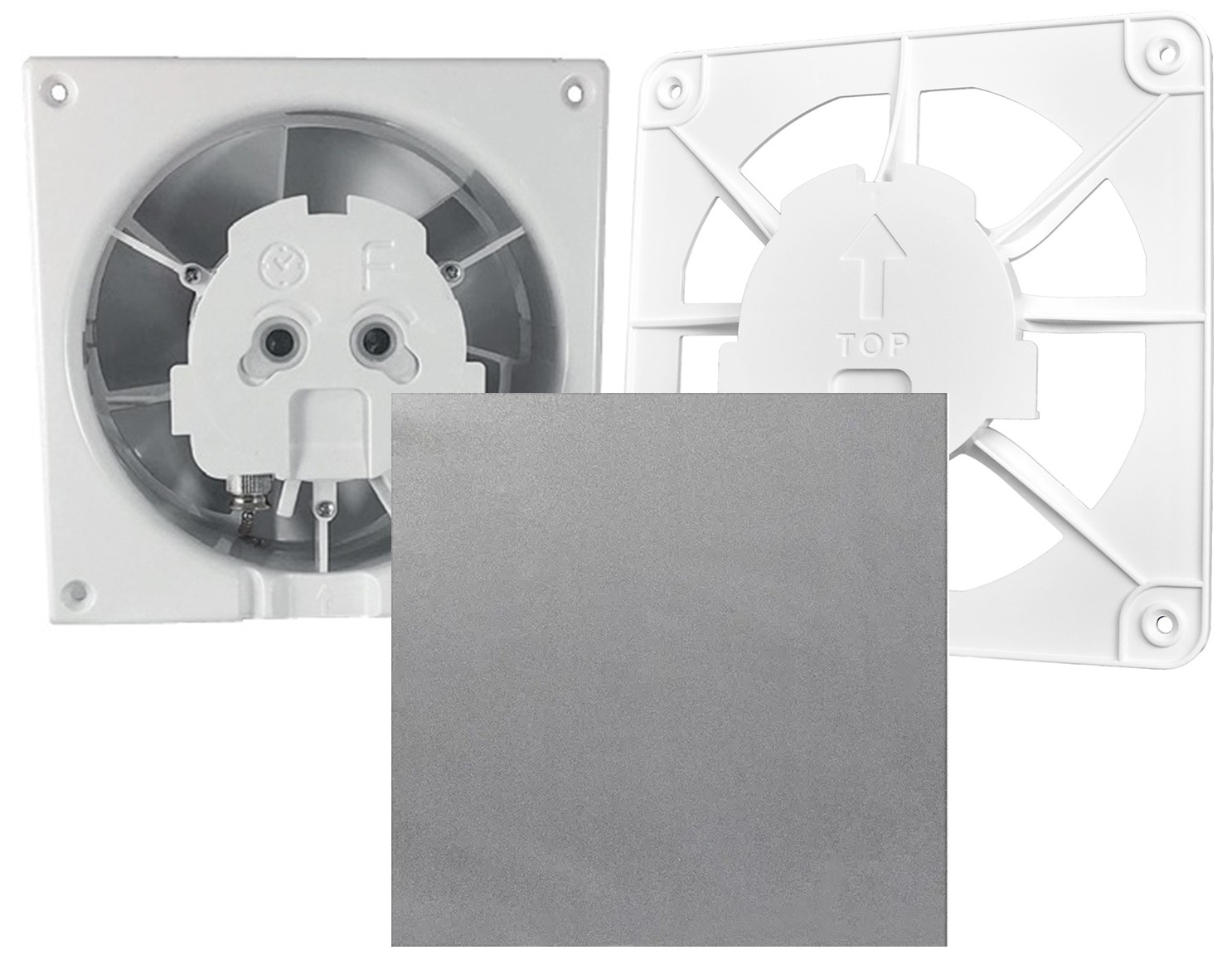 AirRoxy dRim 100 DTS BB (01-063) + 100/125 Grill (02-300) + dRim Plexi сірий (01-164)