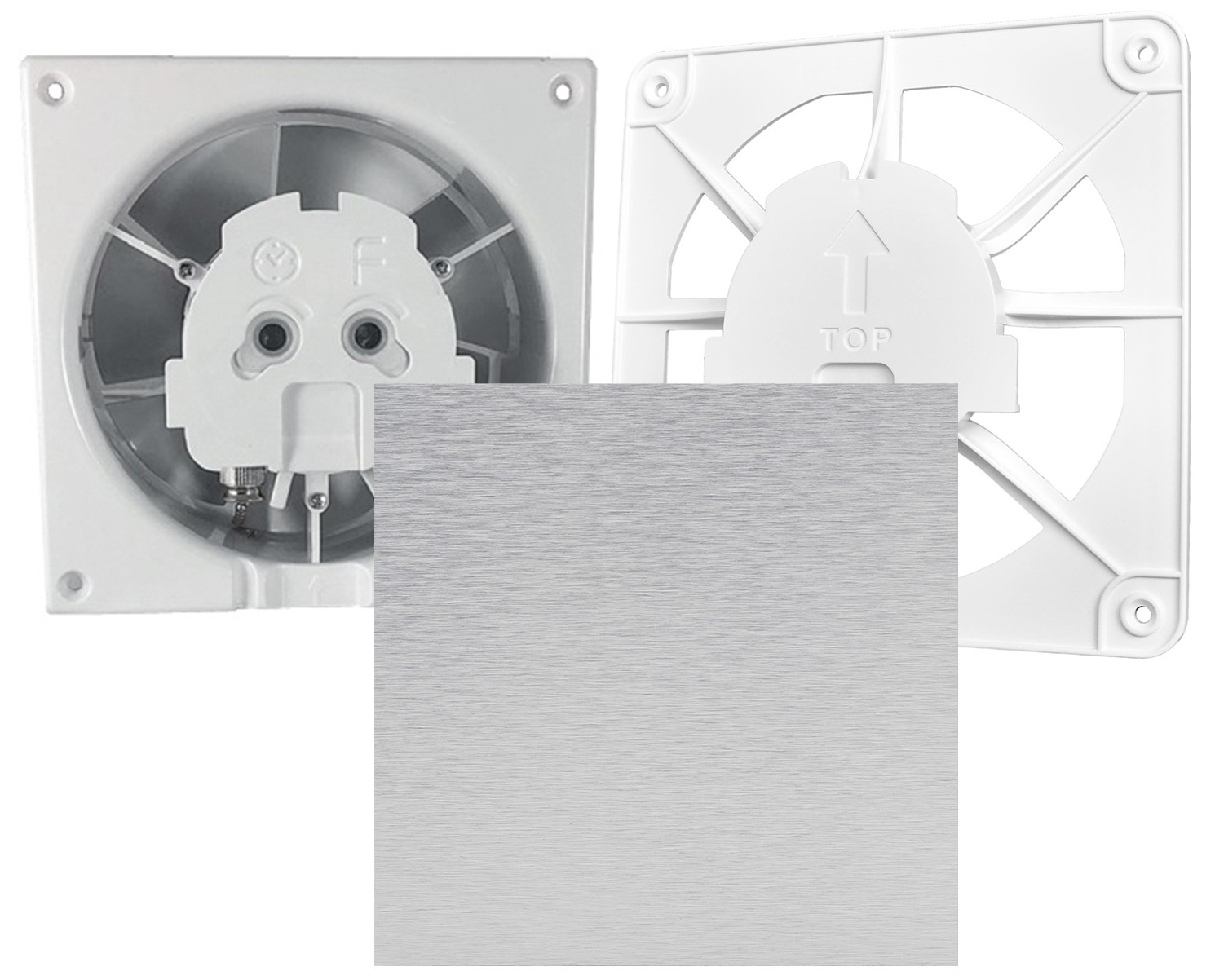 AirRoxy dRim 100 DTS BB (01-063) + 100/125 Grill (02-300) + dRim Plexi сталь (01-168)