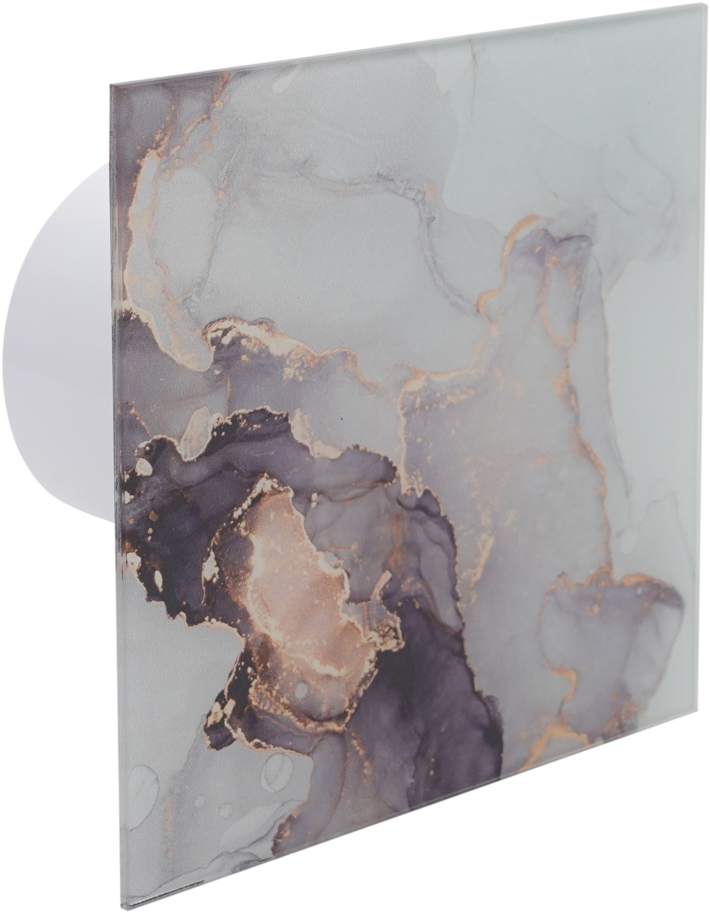 Витяжний вентилятор AirRoxy dRim 100 DTS BB (01-063) + 100/125 Grill (02-300) + Marble Pink Gold Glass (01-188) зовнішній вигляд - фото 9