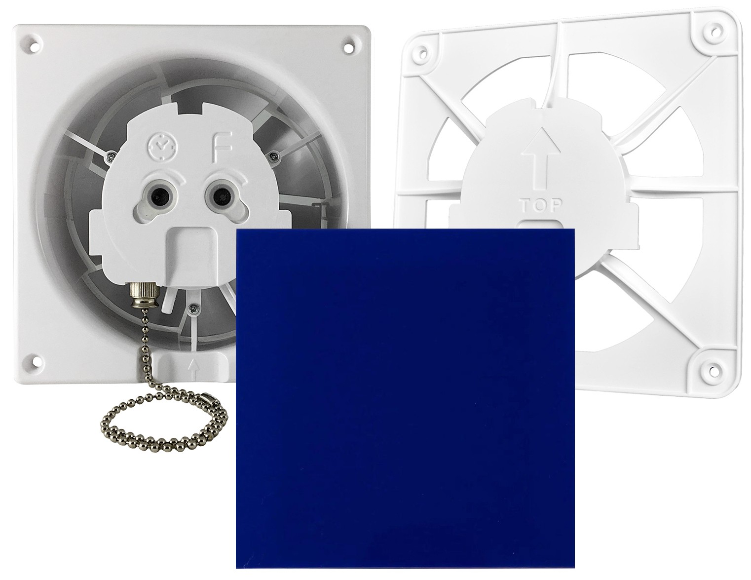 AirRoxy dRim 125 PS BB (01-067) + 100/125 Grill (02-300) + dRim Plexi голубой (01-166)