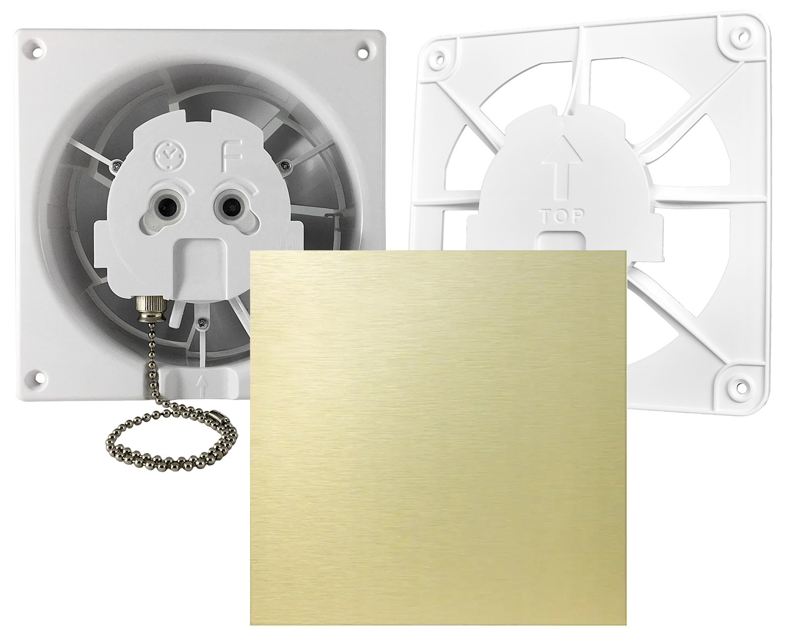 AirRoxy dRim 125 PS BB (01-067) + 100/125 Grill (02-300) + dRim Plexi золотистый (01-169)