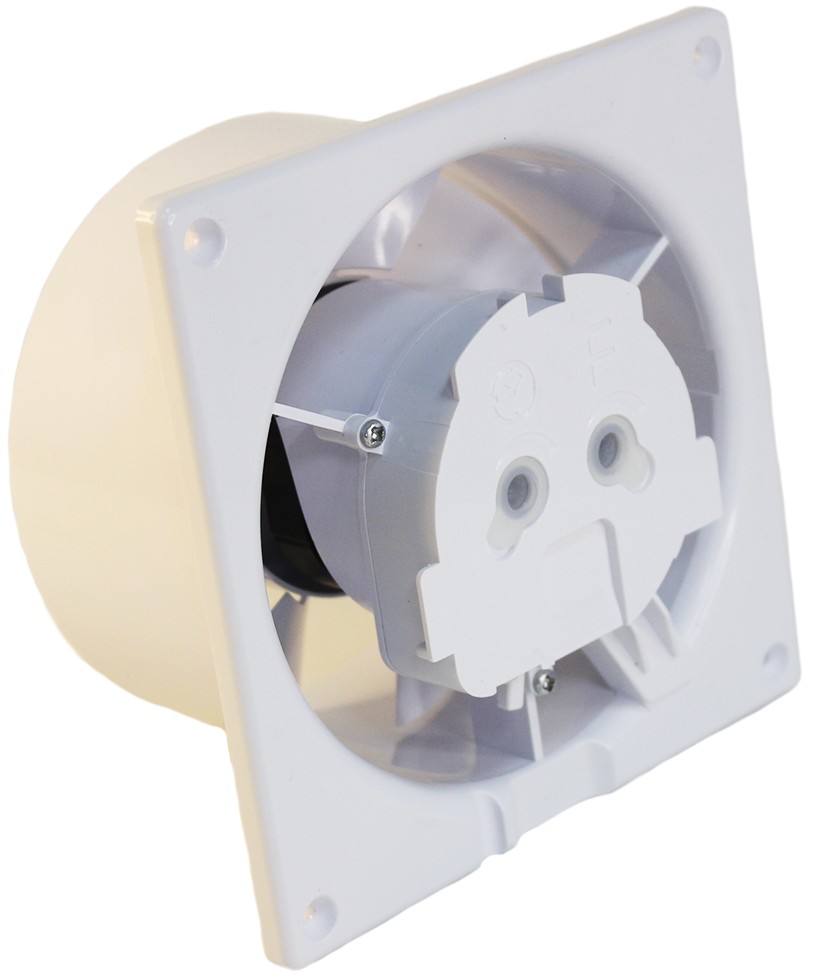 Вытяжной вентилятор AirRoxy dRim 125 TS BB (01-068) + 100/125 Grill (02-300) + dRim Plexi голубой (01-166) отзывы - изображения 5