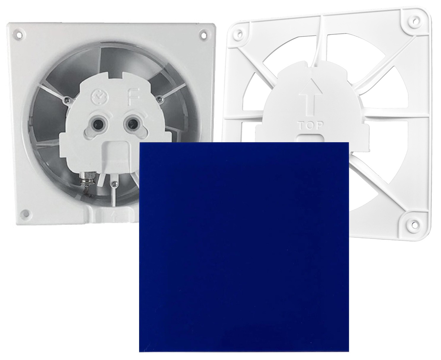 AirRoxy dRim 125 DTS BB (01-069) + 100/125 Grill (02-300) + dRim Plexi блакитний (01-166)