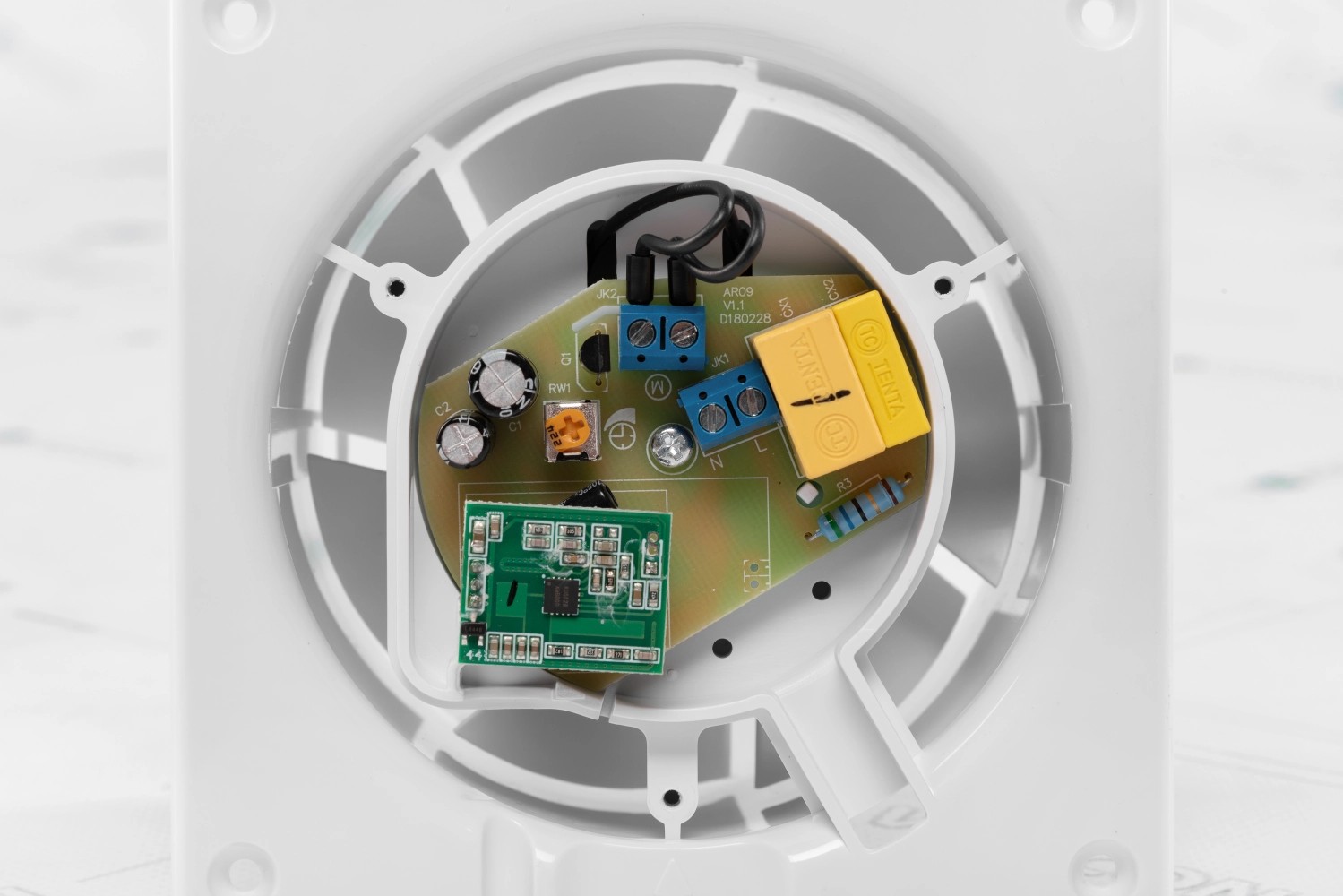 Витяжний вентилятор AirRoxy dRim 125 RMS BB (01-071) + 100/125 Grill (02-300) + dRim Plexi блакитний (01-166) інструкція - зображення 6