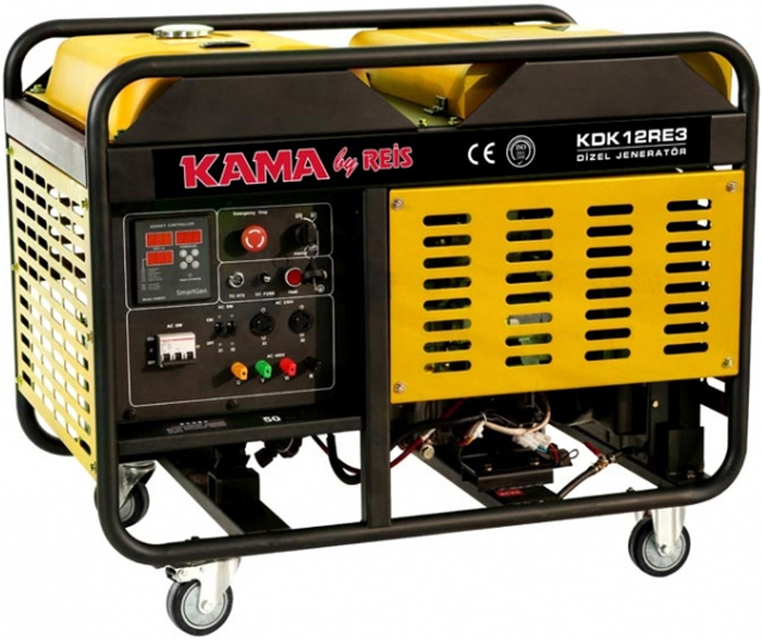 Генератор с электростартером Kama KDK12RE3