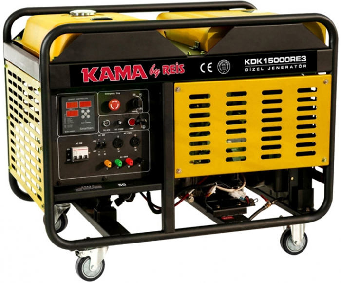 Генератор с электростартером Kama KDK15000RE3