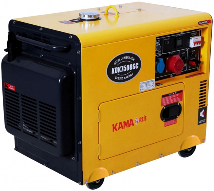 Генератор з електростартером Kama KDK7500SC