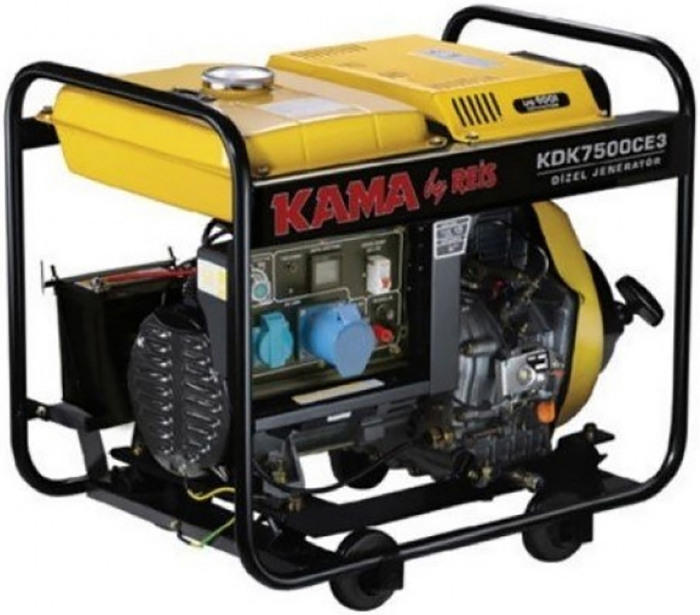 Генератор с электростартером Kama KDK7500CE3