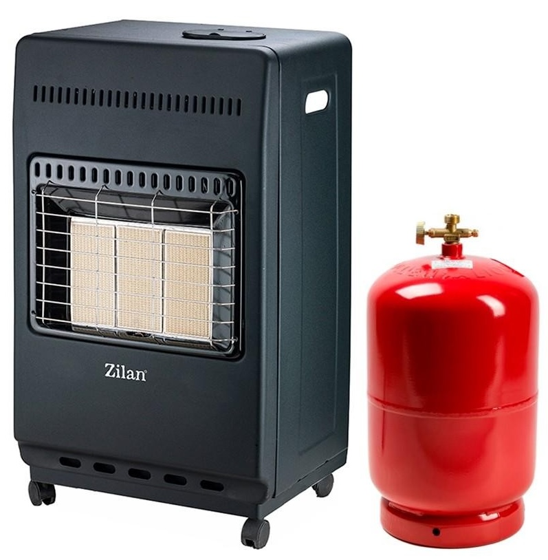 Газовый обогреватель Zilan ZLN2830 + газовый баллон ПРОПАН 5кг (12л)