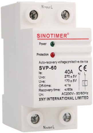 Реле напряжения Sinotimer SVP-60-40A