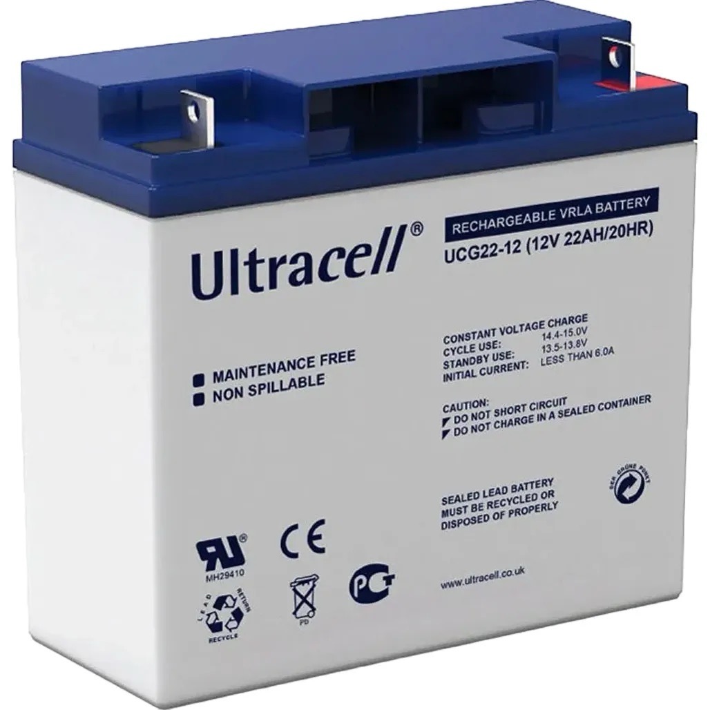 Аккумулятор Ultracell UCG22-12 GEL 12V 22Ah в интернет-магазине, главное фото