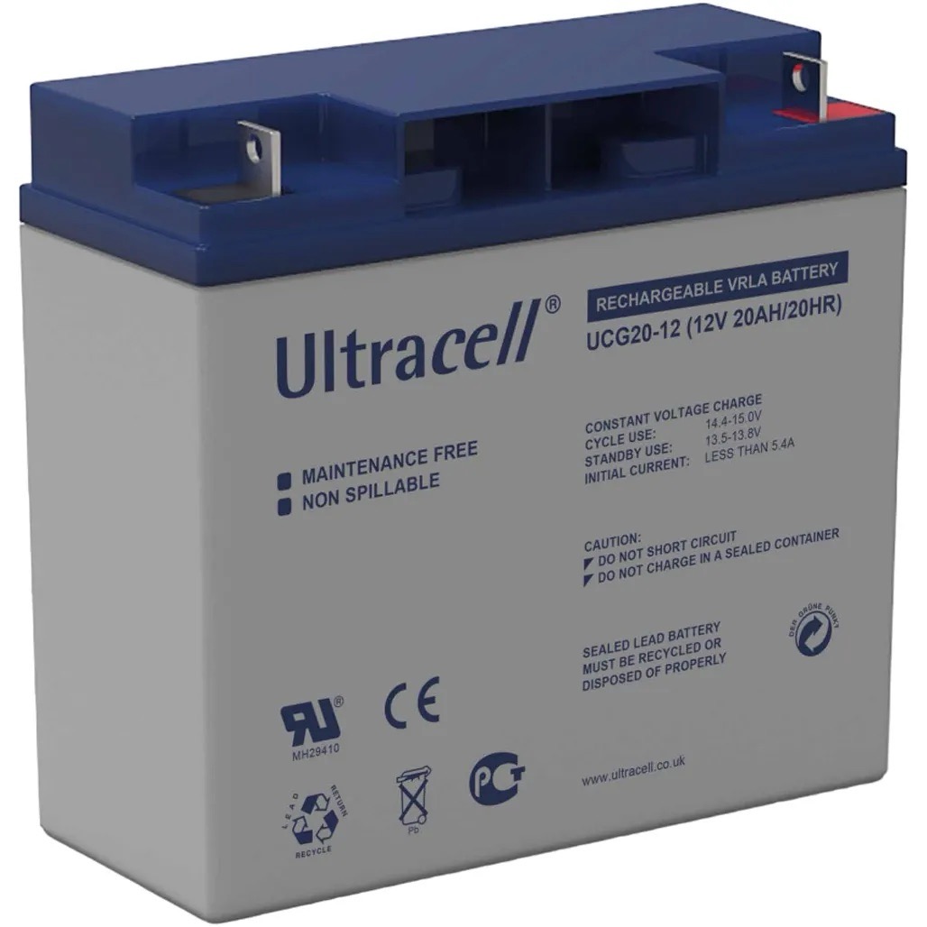 Аккумулятор Ultracell UCG20-12 GEL 12V 20Ah в интернет-магазине, главное фото