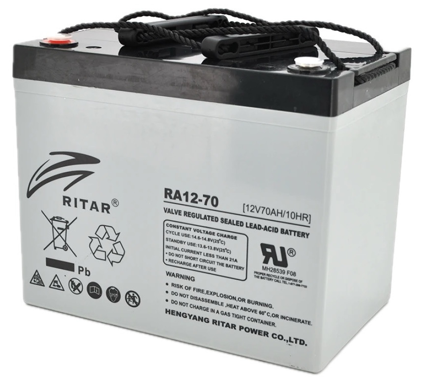 Ritar RA12-70, Gray Case, 12V 70Ah