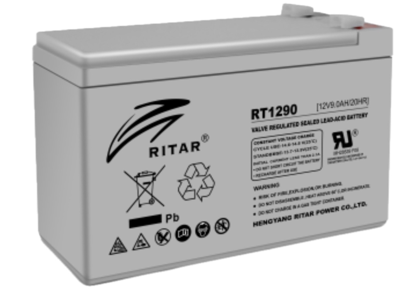 Акумулятор Ritar RT1290, Gray Case, 12V 9Ah