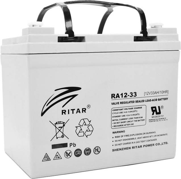 Аккумулятор Ritar RA12-33, Gray Case, 12V 33Ah