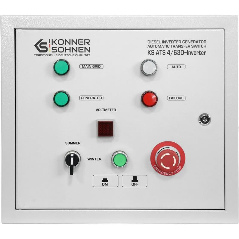 Ціна автоматичне введення резерву Konner&Sohnen KS ATS 4/63D-Inverter в Києві