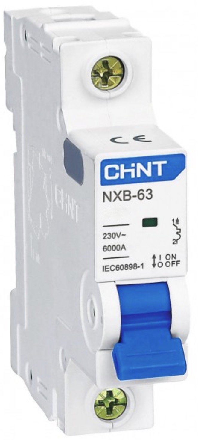 Автоматический выключатель Chint NXB-63 1P C3, 3A