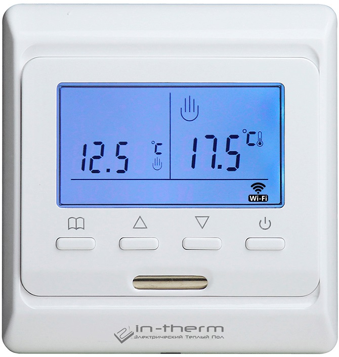 Wi-Fi терморегулятор In-Therm E 51 Wi Fi White