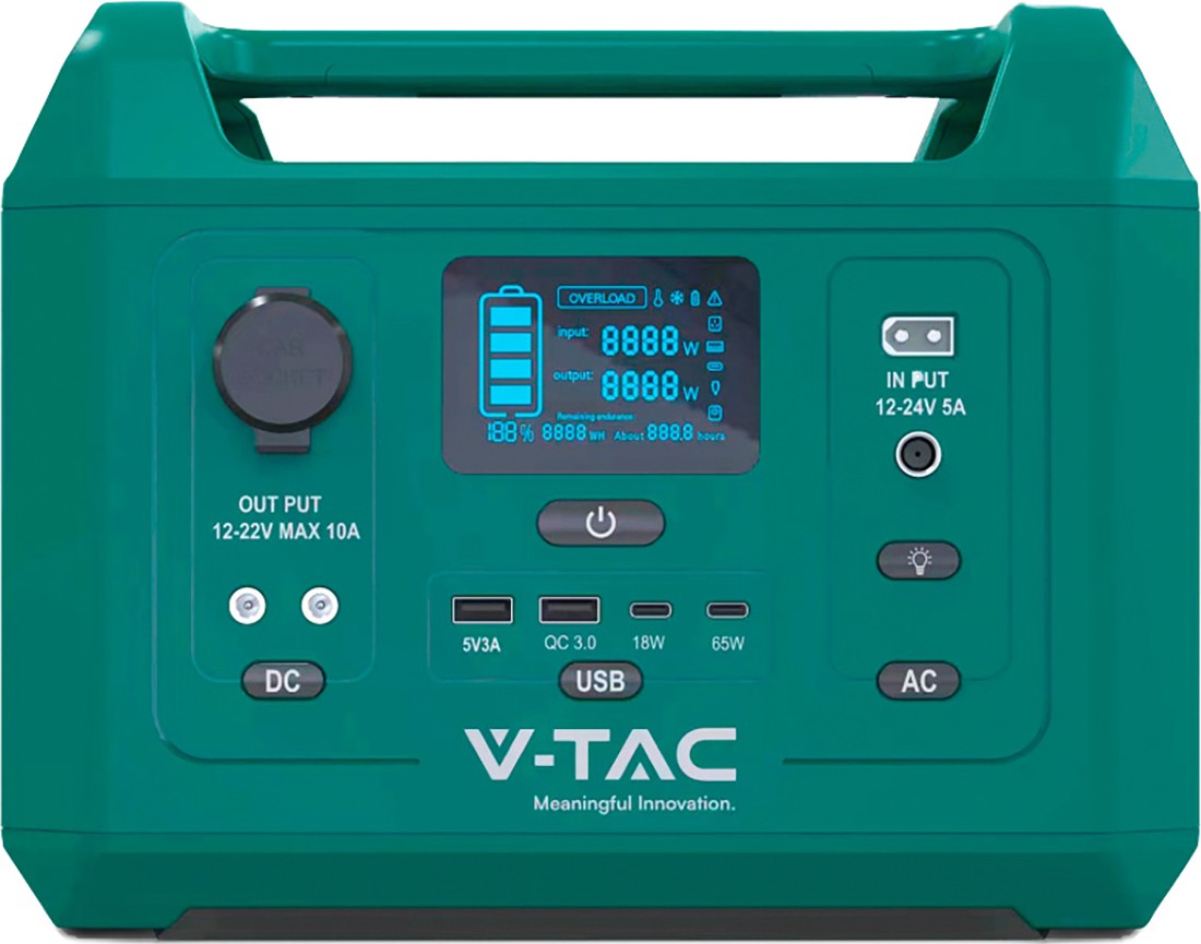 Цена портативная зарядная станция V-TAC VT-303N в Киеве