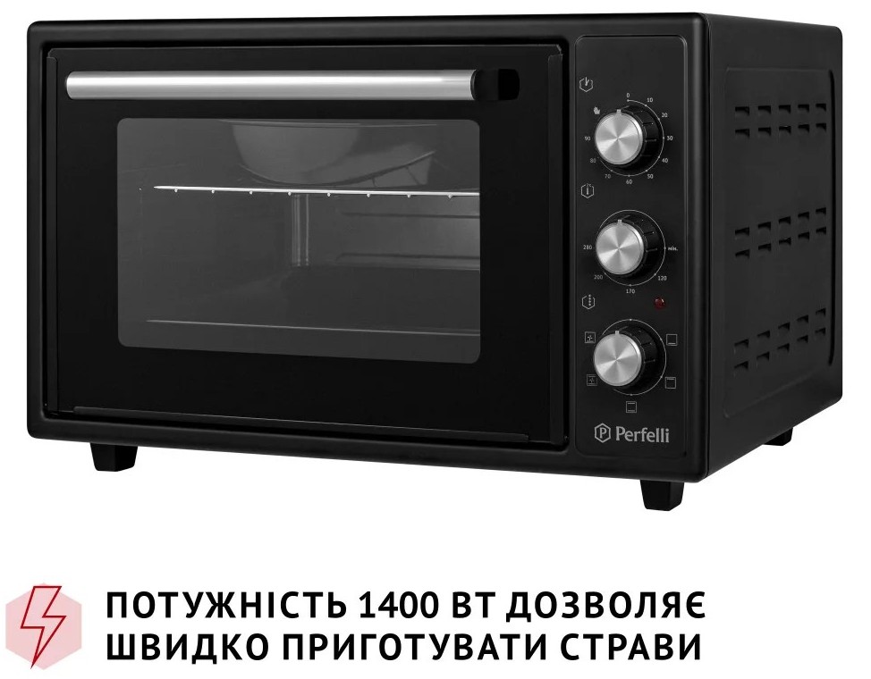 в продаже Электрическая печь Perfelli Trimo 37 Black - фото 3