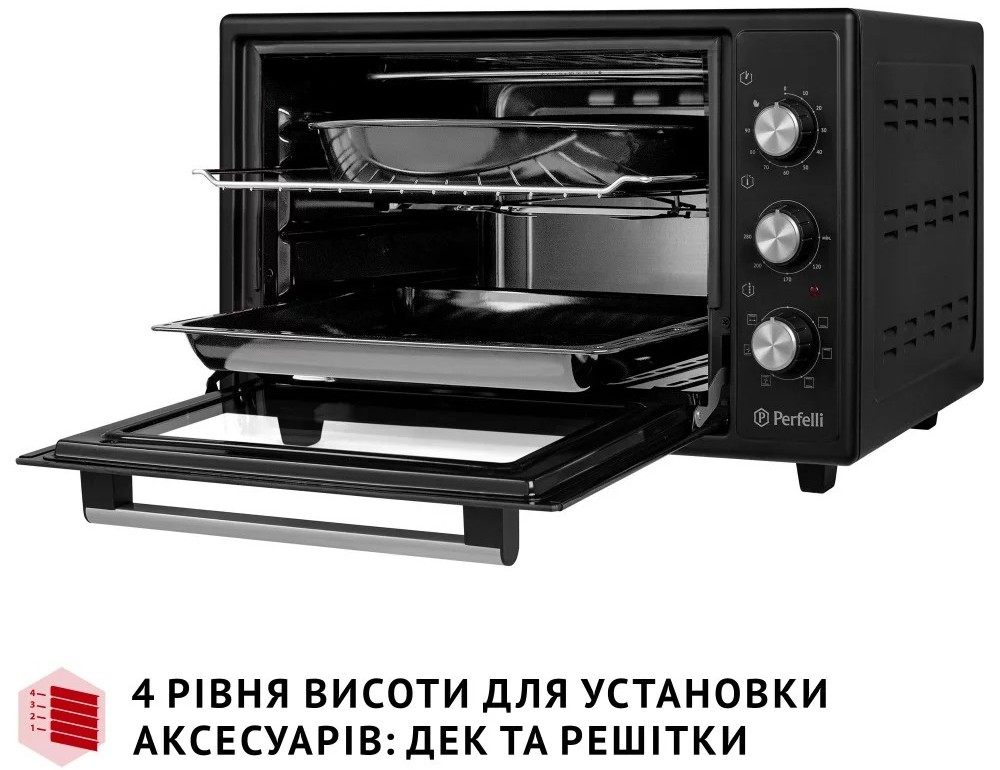 Электрическая печь Perfelli Sierra 37 Black отзывы - изображения 5