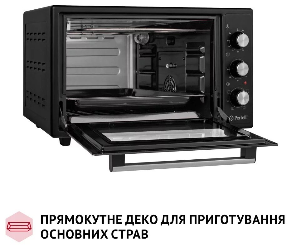 Електрична піч Perfelli Sierra 37 Black характеристики - фотографія 7