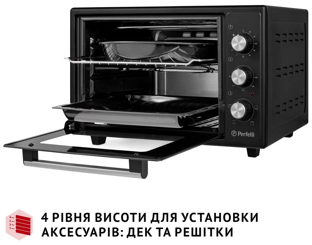 Электрическая печь Perfelli Mirage 37 Black отзывы - изображения 5