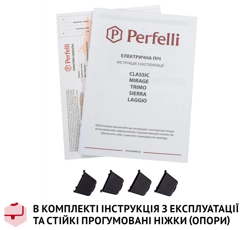 параметры Электрическая печь Perfelli Laggio 48 Black Retro - фотография 21