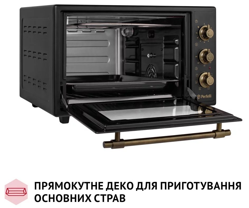 Электрическая печь Perfelli Laggio 37 Black Retro характеристики - фотография 7