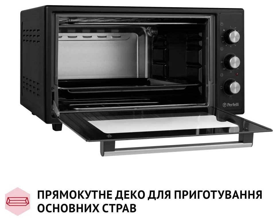 Електрична піч Perfelli Classic 48 Black характеристики - фотографія 7