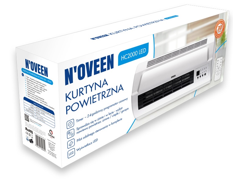 Воздушная завеса Noveen HC2000 LED цена 2780 грн - фотография 2