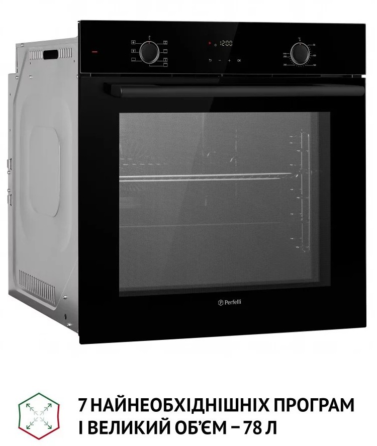 в продажу Духова шафа Perfelli Perla 6D7 Nero - фото 3