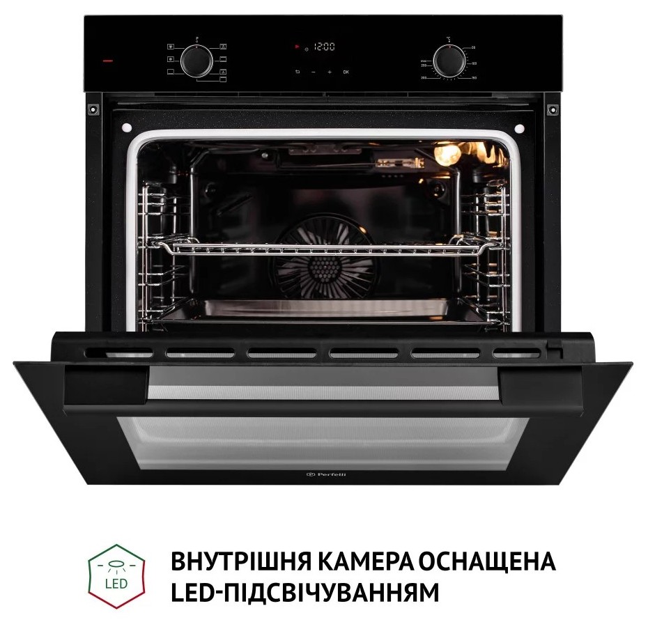 Духовой шкаф Perfelli Perla 6D7 Nero отзывы - изображения 5