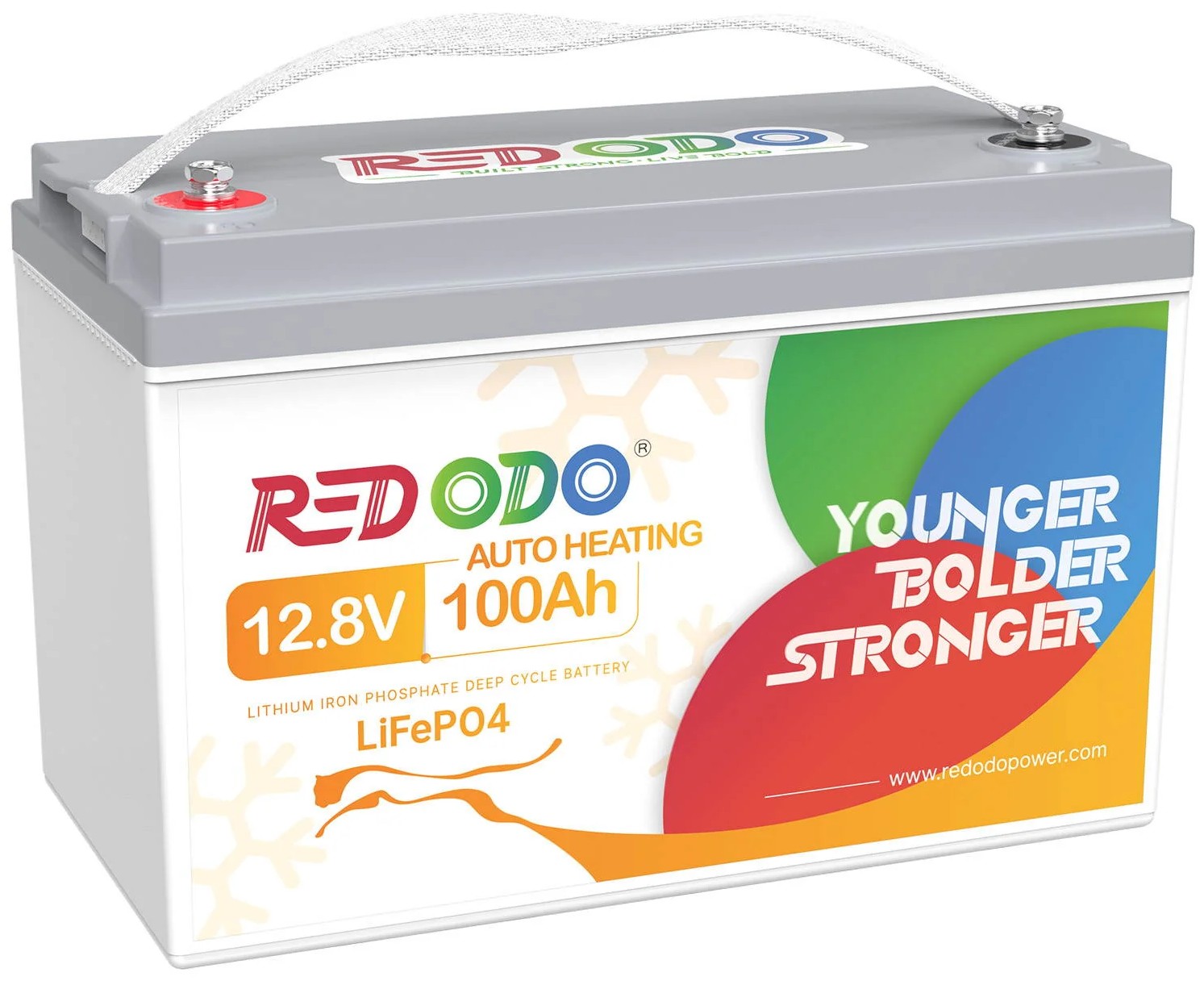 Redodo LiFePO4 12V 100Ah Self-heating