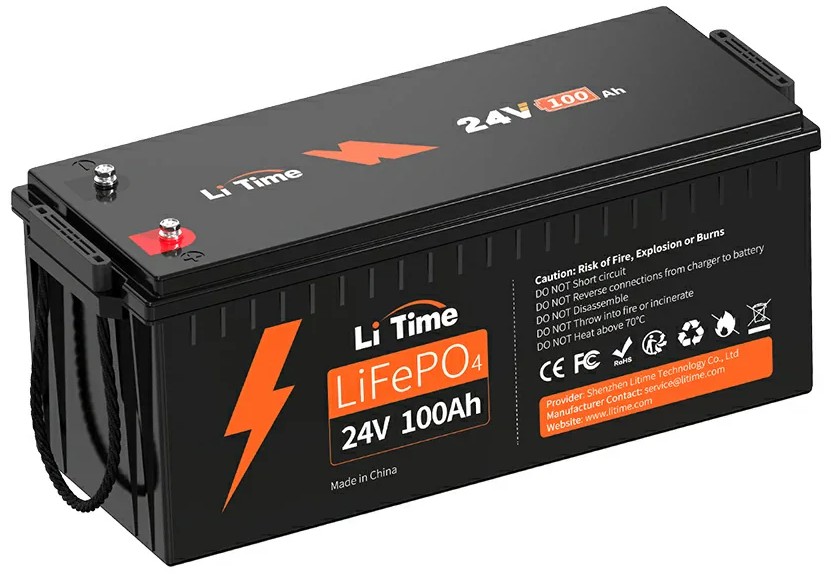 Характеристики акумулятор LiTime LiFePO4 24V 100Ah