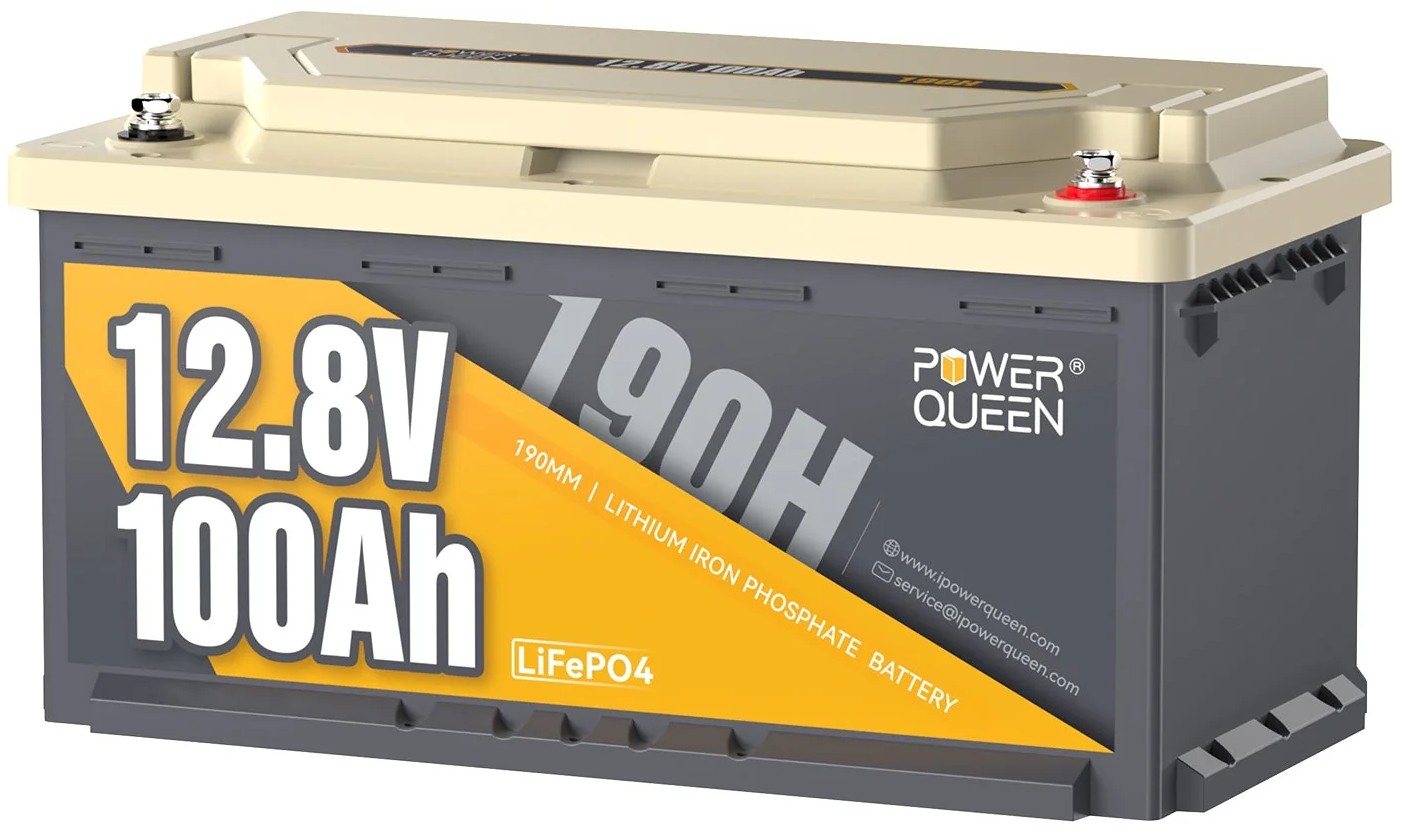 Акумулятор Power Queen LiFePO4 12V 100Ah 190H ціна 21060 грн - фотографія 2