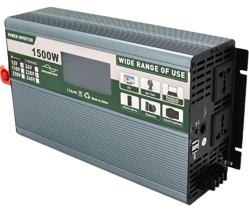 Інвертор напруги Demuda DMDPSW-1500W, 12V/220V, 1500W в інтернет-магазині, головне фото