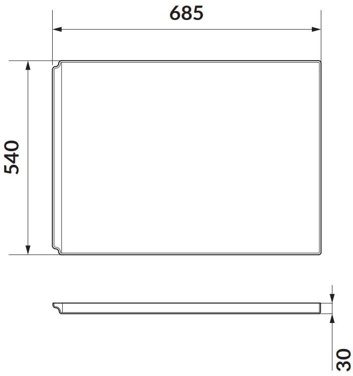 Cersanit Mito (TS401-005) Габаритные размеры