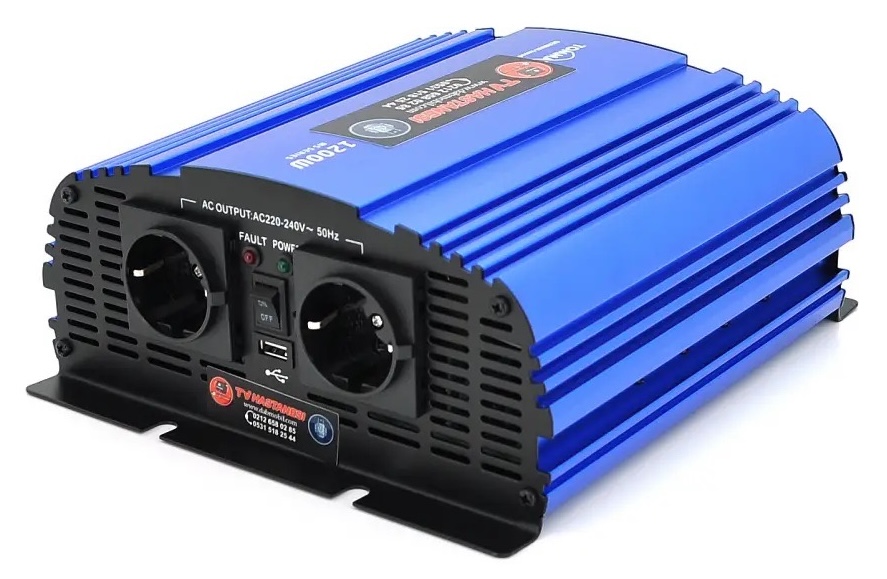 Інвертор напруги Tommatech MS-1200-24, 24V/220V, 1200W в інтернет-магазині, головне фото